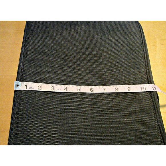 Large Makeup Crafts Storage Bag Case Zip Movable Compartments Strap Black Travel - Picture 11 of 12